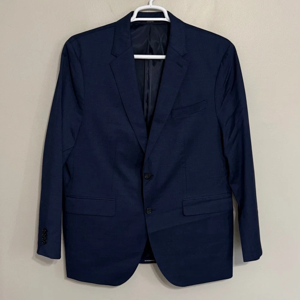 NWOT Banana Republic Mens 44R Reda Flexo Italian Wool Tailored Slim Fit Blazer